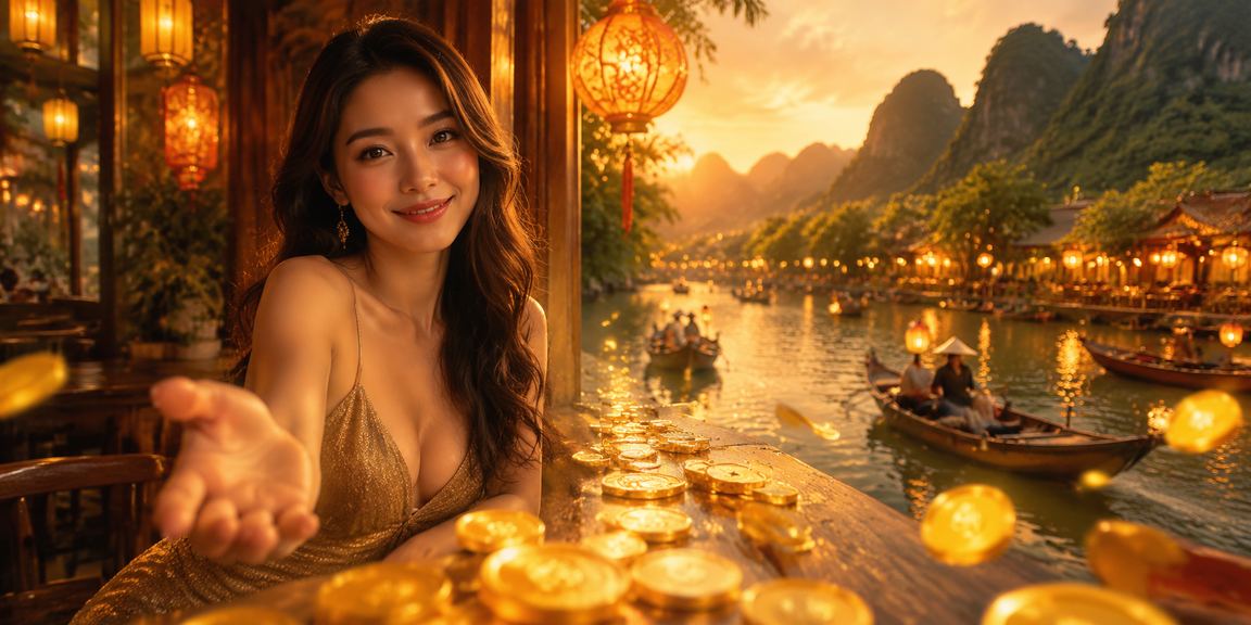 Người dùng tại Hội An nhâm nhi cà phê và tìm hiểu slot game trực tuyến trên điện thoại